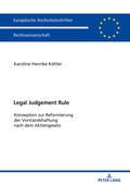 Abbildung von: Legal Judgement Rule - Peter Lang Verlag