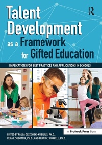 Enlarge image Cover: Talent Development as a Framework for Gifted Education - Prufrock Press