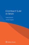 Bild: Contract Law in Spain - Kluwer Law International