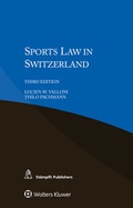 Cover: Sports Law in Switzerland - Kluwer Law International