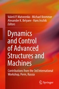 Cover: Dynamics and Control of Advanced Structures and Machines - Springer