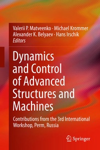 Enlarge image Cover: Dynamics and Control of Advanced Structures and Machines - Springer