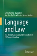 Cover: Language and Law - Springer