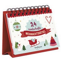 Abbildung von: 24 zauberhafte Weihnachtsrätsel - Kaufmann Verlag