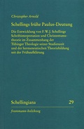 Abbildung von: Schellings frühe Paulus-Deutung - frommann-holzboog