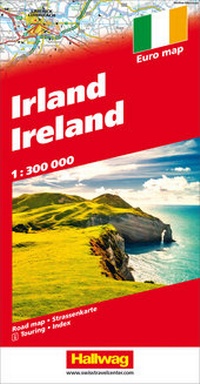 Abbildung von: Hallwag Strassenkarte Irland 1:300.000 - Hallwag Kümmerly+Frey