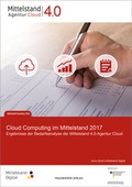 Cover: Cloud Computing im Mittelstand 2017. - Fraunhofer Verlag