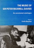 Cover: The Music of Sir Peter Maxwell Davies - Highgate Publications (Beverley) Ltd