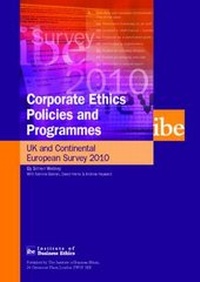Enlarge image Cover: Corporate Ethics Policies and Programmes - Institute of Business Ethics