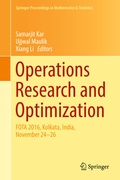 Cover: Operations Research and Optimization - Springer