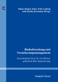 Cover: Risikoforschung und Versicherungsmanagement - Kovac, Dr. Verlag