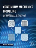 Cover: Continuum Mechanics Modeling of Material Behavior - Academic Press