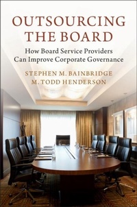 Abbildung von: Outsourcing the Board - Cambridge University Press