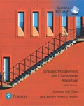 Cover: Strategic Management and Competitive Advantage: Concepts and Cases, Global Edition - Pearson Education Limited