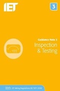 Cover: Guidance Note 3: Inspection & Testing - Institution of Engineering and Technology