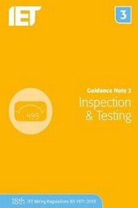 Enlarge image Cover: Guidance Note 3: Inspection & Testing - Institution of Engineering and Technology