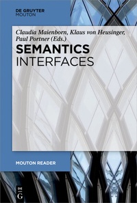 Abbildung von: Semantics - Interfaces - De Gruyter Mouton