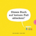 Cover: Dieses Buch auf keinen Fall ablecken! (Es ist voller Bakterien) - Thienemann