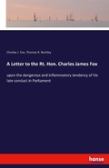 Cover: A Letter to the Rt. Hon. Charles James Fox - Hansebooks