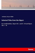Cover: Selected Titles from the Digest - Hansebooks