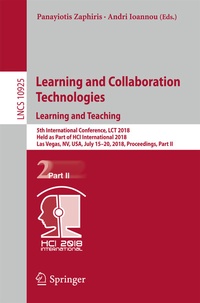 Abbildung von: Learning and Collaboration Technologies. Learning and Teaching - Springer