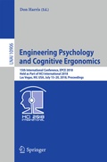 Cover: Engineering Psychology and Cognitive Ergonomics - Springer