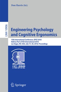 Abbildung von: Engineering Psychology and Cognitive Ergonomics - Springer
