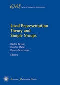 Cover: Local Representation Theory and Simple Groups - EMS Press