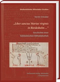 Cover: "Liber sanctae Mariae virginis in Bordesholm ..." - Harrassowitz Verlag