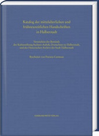 Abbildung von: Katalog der mittelalterlichen und frühneuzeitlichen Handschriften in Halberstadt - Harrassowitz Verlag