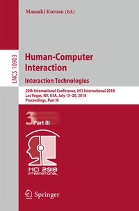 Abbildung von: Human-Computer Interaction. Interaction Technologies - Springer