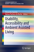 Cover: Usability, Accessibility and Ambient Assisted Living - Springer