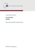 Cover: www.BrAnD2. W&uuml;rde. - Universit&auml;tsverlag Potsdam