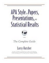 Enlarge image Cover: APA Style for Papers, Presentations, and Statistical Results - Shadow Finch Media LLC