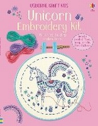 Enlarge image Cover: Embroidery Kit: Unicorn - Usborne Publishing Ltd