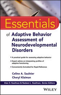 Enlarge image Cover: Essentials of Adaptive Behavior Assessment of Neurodevelopmental Disorders - Wiley