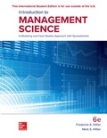 Cover: ISE Introduction to Management Science: A Modeling and Case Studies Approach with Spreadsheets - McGraw-Hill Education