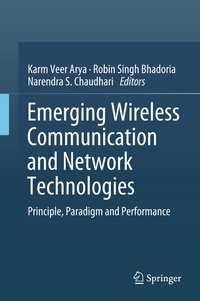 Enlarge image Cover: Emerging Wireless Communication and Network Technologies - Springer