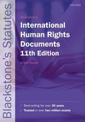 Cover: Blackstone's International Human Rights Documents - Oxford University Press
