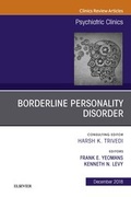 Cover: Borderline Personality Disorder, An Issue of Psychiatric Clinics of North America - Elsevier