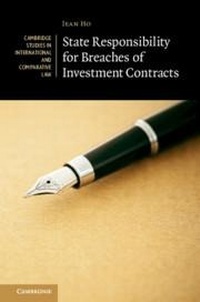 Abbildung von: State Responsibility for Breaches of Investment Contracts - Cambridge University Press