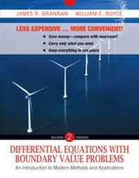 Enlarge image Cover: Differential Equations with Boundary Value Problems 2e Binder Ready Version + Wileyplus Registration Card - Wiley