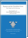 Cover: &Auml;gypten und der Christliche Orient - Harrassowitz Verlag