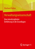 Cover: Verwaltungswissenschaft - Springer VS