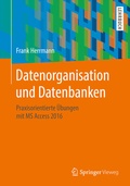 Cover: Datenorganisation und Datenbanken - Springer Vieweg