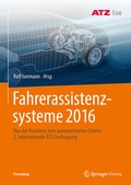 Cover: Fahrerassistenzsysteme 2016 - Springer Vieweg