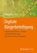 Cover: Digitale B&uuml;rgerbeteiligung - Springer Vieweg