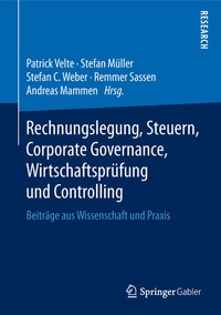 Abbildung von: Rechnungslegung, Steuern, Corporate Governance, Wirtschaftsprüfung und Controlling - Springer Gabler
