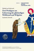 Cover: Thiofried von Echternach: Sermones duo in die natali bb. Willibrordi et Wilgisli. - Verlag f&uuml;r Geschichte und Kultur