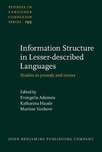 Enlarge image Cover: Information Structure in Lesser-described Languages - John Benjamins Publishing Co